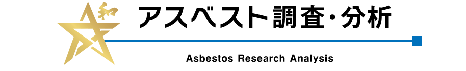�A�X�x�X�g�����E���� Asbestos Research Analysis